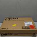 Pyrex Deep 9x13-Inch Glass Baking Dish with Lid, Deep Casserole Dish, Glass Food Container, Oven, Freezer and Microwave Safe, Clear Container