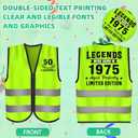 Birthday Gifts for Men - 1965 Birthday Party Decorations Vests 60th Funny Personalised Gifts for Men Women 1965 Happy Birthday Presents for Colleagues Lovers Friends