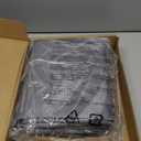 Amazon Basics Jacquard 2-Piece 100% Blackout Curtains, Living Room and Bedroom Drapes, Thermal Insulated Window Treatment, 42"x63", Grey