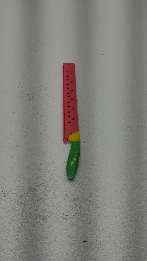 Jacent Brite Concepts 11.5" Watermelon Knife & Blade Cover BPA Free Soft Grip