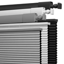 Boolegon No Drill No Tools Cellular Shades Top Down Bottom Up Honeycomb Blinds Blackout Cordless Window Blinds Easy to Install Cellular Shade for Windows,Blackout-Light Gray,Custom Size