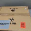 LEDIARY Caged Ceiling Fans with Lights, White Flush Mount Ceiling Fan with Remote&App, Small Low Profile Bladeless Ceiling Fan Light Fixture for Bedroom, Kitchen, Dining Room-White Gold Color (Medium)