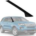 CARMOCAR A-Pillar Front Molding Windshield Outer Trim Right (Passenger Side) Replacement for Ford Explorer 4 Door Utility 2011-2019 Replaces BB5Z-7803145-AA BB5Z-7803137-AB 1 Pack (Outer(Right 1 PACK))