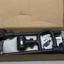 3 in 1 Dumbbell Converter Bar Set - Convert Dumbbells to Barbell & Kettlebell for Home Gym, Multi-Functional Strength Training Bar with Secure Clamps, Space-Saving Weight Lifting System (Black)