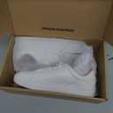 Amazon Essentials Women's Low Top Classic Sneakers (9, White)