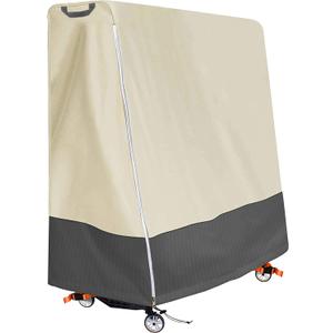 Indoor/Outdoor Premium Ping Pong Table Cover Waterproof Dustproof Sunscreen Heavy-Duty Folding Table Tennis Table Cover