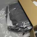 Seat Covers Fit for Ford F150 2009-2026 and Crew Cab F250 F350 F450 2017-2026 Full Set with Waterproof Leather, Automotive Vehicle Cushion Cover for Cars Pick-upBlack&Grey (#110 Black&Gray)