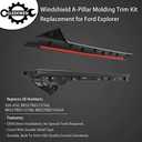 Windshield Trim Molding A-Pillar Set, Compatible with 2011-2019 Ford Explorer, Front Inner Left Driver, BB5Z7803145AA BB5Z-7803137-AA BB5Z-7803137-AB 926-450 BB5Z-7803145-AA Window Accessories, INNER ONLY