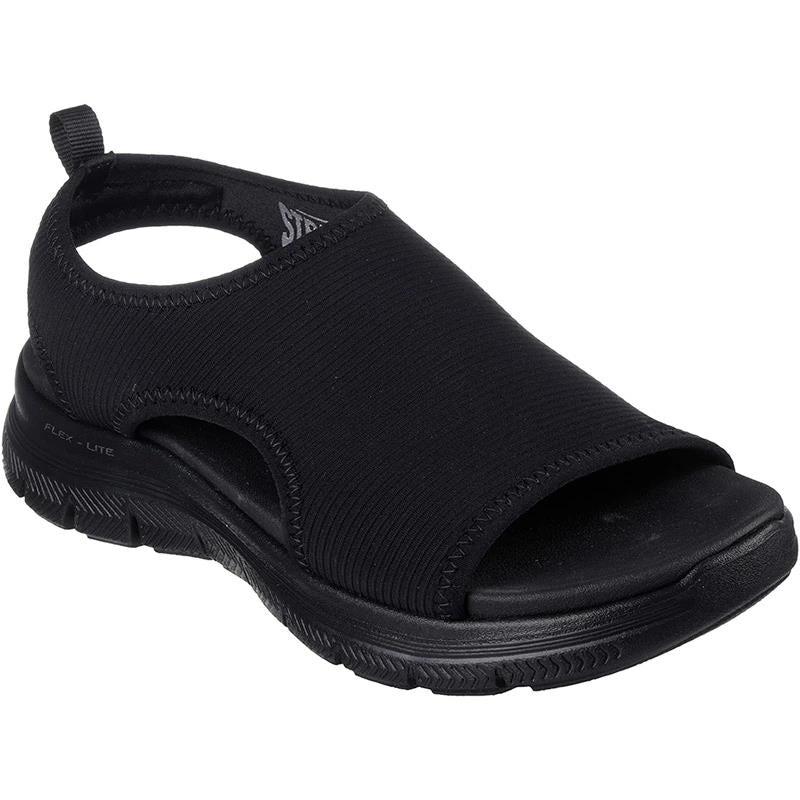 Cali From Skechers Woman's Black Sandal 6