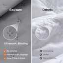 Bedsure Quilts Queen Size - Grey Bedspread Queen Size & Lightweight Comforter, Modern Coverlet with Clover Pattern, Ultra Soft All-Season Bedding, 90 x 96 Inches | Stitch-Free Quilting, Ultra Soft, Lightweight, Machine Washable, Pet-Friendly