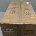 Asyko Outdoor Ceiling Fans with Light and Remote - 52 Inch Waterproof Wet Rated Ceiling Fan, 6 Speeds Modern Black Fan Lights with 2 Styles Reversible Blades for Outside Patios Gazebos Bedroom