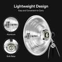 VIVOSUN 4 Pack Clamp Lamp Light with Detachable 8.5 Inch Aluminum Reflector