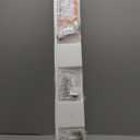 Curtain Track, Ceiling Curtain Track for Room Divider, Ceiling Mount Rail Set with Roller Hooks, White, 6ft - 9ft