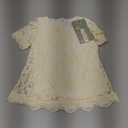 APRIL GIRL Flower Girl Dress for Toddler Baby Girls,Lace Tulle Princess Dress for Wedding, Birthday Party, Photoshoot, Formal Events,Special Occasion (Ivory, 3T)