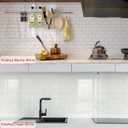 2026 New Upgrade Peel and Stick Backsplash Tile, Peel and Stick 11.34" X 11.57" Wall Tile for Kitchen, Bathroom, Fireplace, Laundry (Polished Marble, 20 Packs)