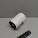 Mini Portable Projector with 4K Support, Bluetooth 5.4 WIFI6, 5watt Sound Base Speaker, 160 ANSI, Android 11, 210 Rotation , Auto Keystone Correction Video Projector HY300 ULTRA