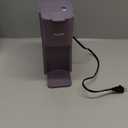 Mini Hot and Iced Coffee Maker Single Serve, for K Cup and Ground, 6 to 14 Oz Brew Sizes, with Recipe Book, for Home, Travel, RV, Office and Dorm, Violet