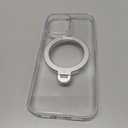 TORRAS Q3 Spin for iPhone 17 Case with 360 Magnetic Stand, Fit for MagSafe, Non-Yellowing Kickstand Case for iPhone 17 Phone Case with Camera Control Cover, Hard PC Protection, Clear