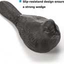 ZOOFOX 3 Pack Cast Iron Door Stopper, Decorative Door Stop, Heavy Duty Rustic Bird Door Stop Wedge for Carpet, Tile, Concrete or Wooden Floor