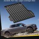3W Truck Bed Mat Compatible with 2022-2025 2026 Ford Maverick Gas & Hybrid Car Accessories Vehicle Perfectly Flush All Weather Protection TPE Heavy Duty Pickup Car Bed Cargo Mat