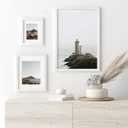 16x24 Picture Frame Set of 3, Distressed White Wood Grain 16x24 Frames for Horizontal and Vertical Wall Mounting (3 pack,White)