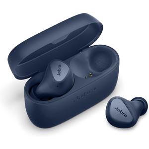 Jabra Elite 4 True Wireless Earbuds - Active Noise Cancelling Headphones - Discreet & Comfortable Bluetooth Earphones, Laptop, iOS and Android Compatible - Navy 