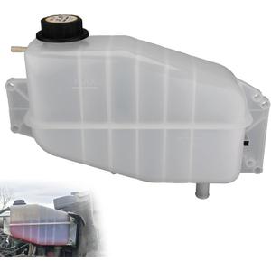 Coolant Reservoir Tank w/Cap & Sensor, Compatible With 1995-2002 International Harvester 3800 4700 4700LP 4700LPX 4800 4900 Trucks, Radiator Overflow Recovery Surge Expansion Bottle, Replace# 603-5101