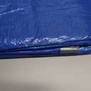 RAINDEWAY Tarps 7x7 Feet (2 Pack) - 5.5 Mil, Multipurpose Waterproof Poly Tarp Cover with Metal Grommets and Reinforced Edges, Silver/Blue Tarp (7'7'2 Pcs-Finished Size)
