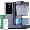 Silonn Nugget Ice Maker Countertop with App & Voice Control, 40 lbs/24H Pebble Ice Machine, 3L Water Tank, Self Cleaning Sonic Ice Maker, Soft Chewable Ice for Home, Kitchen, Party
