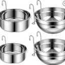 Zhehao 4 Pack Hanging Dog Water Accessories (35oz & 50oz & 65oz)