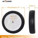 105-3036 Wheel Gear Assembly Replaces for Toro 105-3036 105-3024 105-3025 for Toro 22" Lawn Mower Rear Wheel 8 Inch, 2 Pack, 20017 20041 20066 20068 20073 Recycler Self-Propelled Push Mower