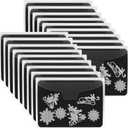 UNIMEIX 144 Pcs Magnetic Sheets for Die Storage Stamp and Die Storage Pockets Die Cut Storage for Card Making (72 Pcs Sheets+ 72 Pcs Bags, 0.8 mm Thickness
