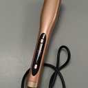 Steam Hair Straightener Brush, Steamline Pro 3 in 1 Straightening Brush, Curly & Frizzy Hair,Smooth Without Flattening, 5 Temp Settings & LED Display, Dual Voltage, Professional Styling Tools, Orange