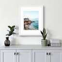 Frametory 16x20 Frame with Mat for 11x14, Real Glass, White | Display 11x14 Picture with Mat or 16x20 Photo Without Mat, Shatter-Resistant Glass, Pre-Installed Wall Mounting Hardware