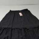 Witsmile High Waist Tiered Skirts for Women Flowy Skirts for Women Below Knee with Pockets 2025 Fashion Trendy 2XL