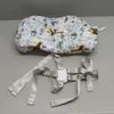 Lunobubo Baby High Chair Cover 2-in-1 Reversible, Includes 5-Point Harness Strap, Waterproof & Soft Dual-Side High Chair Pad Cushion, Machine Washable, Extra Thick Highchair Protector - Green