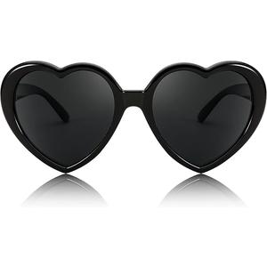 Heart Sunglasses One/Size Black, Pack Of 2