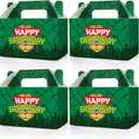 Hokoad 24 Pack Turtle Party Paper Gifts Boxes, Goodie Candy Treat Boxes Turtle Theme Party Favors Supplies, Turtle Birthday Party Decorations for Birthday Baby Shower