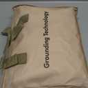 Grounding Sheet, 90% Organic Cotton + 10% Pure Silver Organic Fitted Grounded Sheet for Improved Sleep, Connected Earth Energy - Healthy Sleep Therapy (White, (60.2 * 80 * 15.5inch))