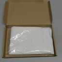 Amazon Basics Queen Pillowcase with Zipper, 100% Cotton Hypoallergenic, Pillow Protector, White (31 x 21 Inches), Pillows Not Included