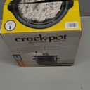 Crock-Pot 2-Quart Manual Slow Cooker, Feeds 2+ People, Great for Small Meals, Dips, & Sides; Removable Stoneware is Oven & Dishwasher Safe, Black