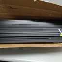 2 Inch King Metal Box Spring with Round Corners - 3000 lbs Capacity, Low Profile Bed Slat Replacement Bunkie Board with Steel Slats, Noise-Free, Easy Assemble, Black