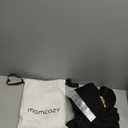 Momcozy Baby Wrap Carrier Skin-Friendly Fabric, Easy to Wear Baby Carrier Sling T-Shirt Design, Hands Free Baby Carriers Newborn to Toddler 8-35lbs, Adjustable Buckle Suit for Waist 30-47inch, Black