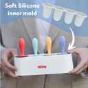 Nuby Stick Pops - (4-Count) Silicone Popsicle Molds for Toddlers and Babies 4+ Months - Easy to Make Frozen Treats or Baby Teething Relief