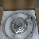 Crystal Ceiling Light Fixture, Modern Semi Flush Mount Ceiling Light,Crystal Chandelier for Kitchen Bedroom Bathroom Entryway Nickel Finish (Bulb not Included) (Silver)