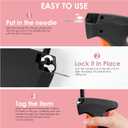 Stitch Gun for Clothes - Handheld Stitch Gun Quick Clothing Fixer - Tagging Gun - Includes 6 Needle, 1000 Black Fasteners & 1000 White Fasteners