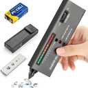 Diamond Tester, Professional Jewelers' Gemstone Detector, High Accuracy Diamond Tester Pen Professional (Metal Detection Limitation) (Battery Powered)