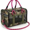 Soft-Sided Dog & Cat Carrier | for Car Rides, Vet Visits, Errands & Daily Outings | Fits Small Dogs & Cats Up to 15 lbs | 18" L x 11.5" H | Yorkies, Chihuahuas & More