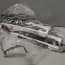 Tohiasen Floating Book Shelves for Wall Mounted Set of 2, Wood Hanging Bookshelf, Book Display Shelf for Wall, Unique Space Saving Book Shelf Wall Book Holder (White)