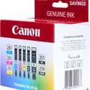 Canon PGI-250/ CLI-251 5 Color Amazon Pack